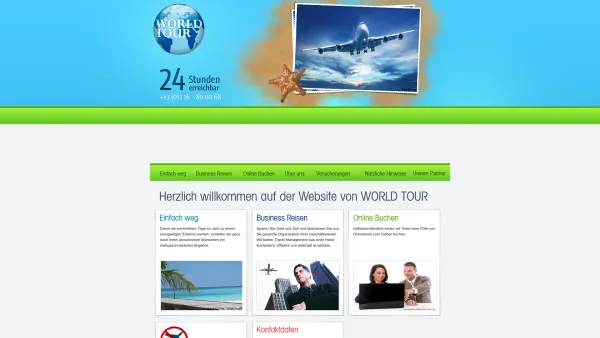 Website Screenshot: WORLDTOUR travel GmbH - Worldtour, Travel Management, Business Reisen, Urlaub, Flug, Online Buchen, Flug Online, Reisebüro Graz - Date: 2023-06-15 16:02:34