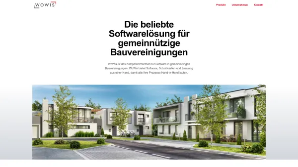 Website Screenshot: WoWis GmbH - WoWis Software für - Wohnungswirtschaft | WoWis - Date: 2023-06-15 16:02:34