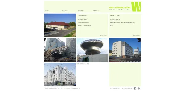 Website Screenshot: Wernly+Wischenbart+Partner - Wernly + Wischenbart + Partner Ziviltechniker GmbH - Date: 2023-06-26 10:25:18