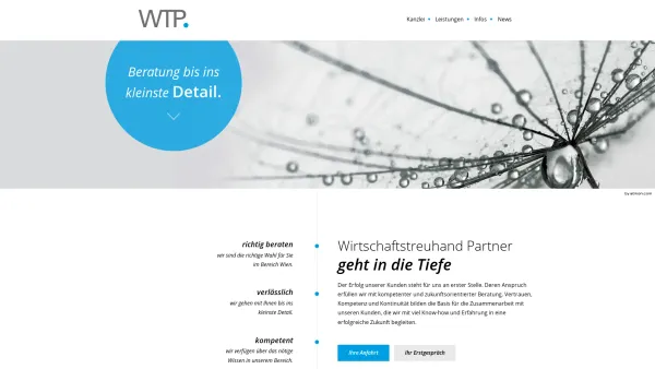 Website Screenshot: wtp Wirtschaftstreuhand Partner Buchprüfungs u. Steuerberatungs-GmbH - WTP Wirtschaftstreuhand Partner - Fritz Zarits - Date: 2023-06-26 10:25:21