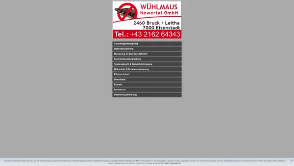 Website Screenshot: Wühlmaus Newertal Wilkommen bei www.wuehlmaus.at - Willkommen bei www.wuehlmaus.at - Date: 2023-06-26 10:25:21