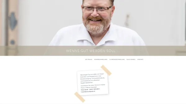 Website Screenshot: Wundpraxis Bandl+Grabner Ihr Partner Sachen Wundheilung - WUNDPRAXIS BANDL - Date: 2023-06-26 10:25:21