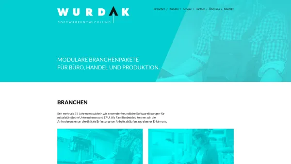 Website Screenshot: DI Wurdak Ges.m.b.H. - Wurdak Softwareentwicklung - Date: 2023-06-26 10:25:21