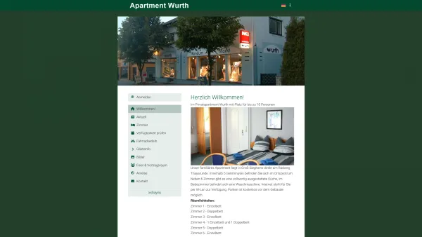 Website Screenshot: Wurth GmbH Der Fassden und Stuckspezialist - Apartment Wurth - Date: 2023-06-26 10:25:21