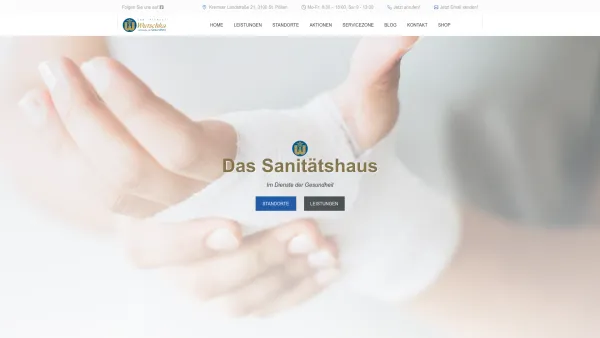 Website Screenshot: Wutschka Dienste der Gesundheit - Wutschka Sanitätshaus - Date: 2023-06-26 10:25:24