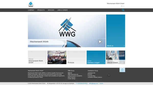 Website Screenshot: Weichenwerk Wörth GmbH - Weichenwerk Wörth GmbH - Weichenwerk Wörth GmbH - Date: 2023-06-26 10:25:24