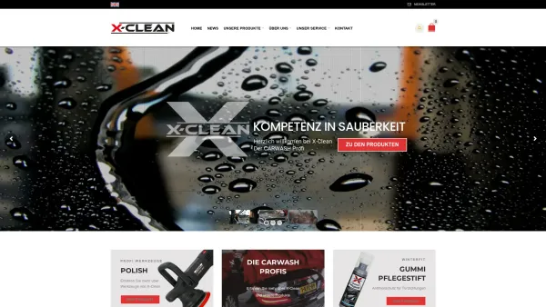 Website Screenshot: x.Clean Autopflege - XClean - Carwash & Pflege - Kompetenz in Sauberkeit - Date: 2023-06-26 10:25:24