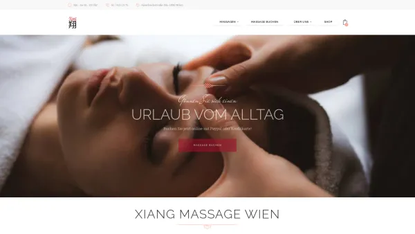 Website Screenshot: xiangmassage - Traditionelle Chinesische Massage in Wien | Xiang Massage - Date: 2023-06-26 10:25:24