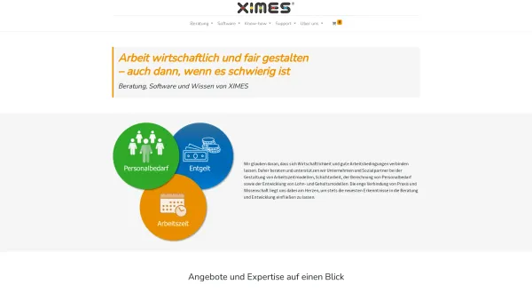 Website Screenshot: bei Ximes GmbH Software und Beratung. - XIMES GmbH - Date: 2023-06-26 10:25:24