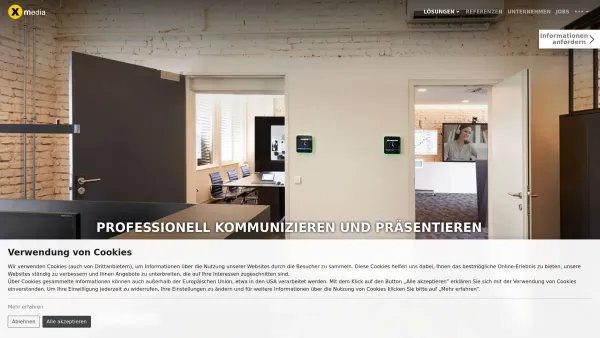 Website Screenshot: Xmedia Beamer Video und Datenprojektoren - Xmedia | Medien- und Präsentationstechnik - Lösungen | Linz | Wien - Date: 2023-06-26 10:25:24