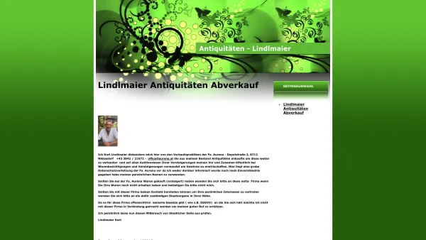 Website Screenshot: Antiquitäten Lindlmaier - Antiquitäten Ankauf und Verkauf Lindlmaier - Date: 2023-06-22 15:00:05