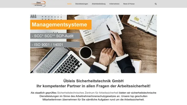 Website Screenshot: Übleis Sicherheitstechnik GmbH - Übleis Sicherheitstechnik GmbH | 4642 Sattledt, 1210 Wien - Date: 2023-06-26 10:26:49