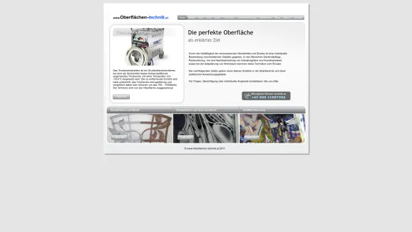 Website Screenshot: www.oberfläche-technik.at - startseite - Date: 2023-06-23 12:08:04