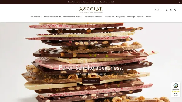 Website Screenshot: Ramona Xocolat - Xocolat Schokoladen-Kontor - Date: 2023-06-14 10:46:25
