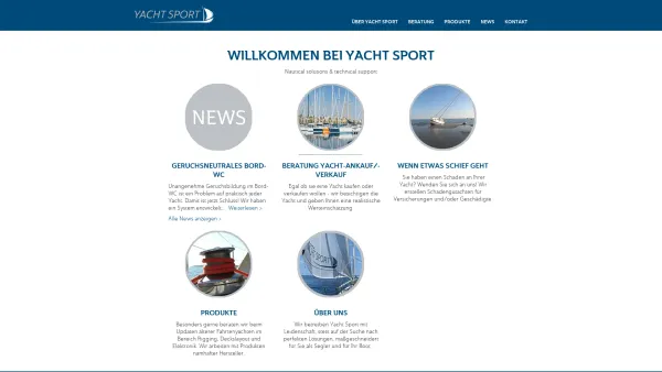 Website Screenshot: Yacht-Sport knittel.s KONTOR eTel Austria AG REDIRECT - YachtSport - Date: 2023-06-26 10:25:27