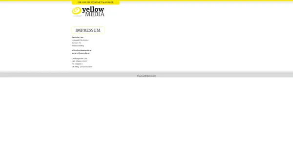 Website Screenshot: yellowMEDIA Der Online Kontakt Manager - Yellow Media - Ihr Kontaktmanager - Date: 2023-06-14 10:46:25