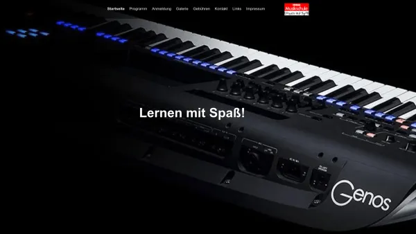 Website Screenshot: Musikschule Yamaha - Herzlich willkommen! - Date: 2023-06-26 10:25:27