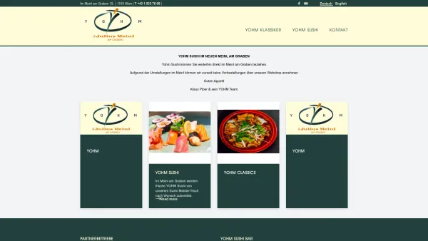 Website Screenshot: Franks Indochine21 Yohm - Home - YOHM-Contemporary Asian Cuisine - Date: 2023-06-26 10:25:27