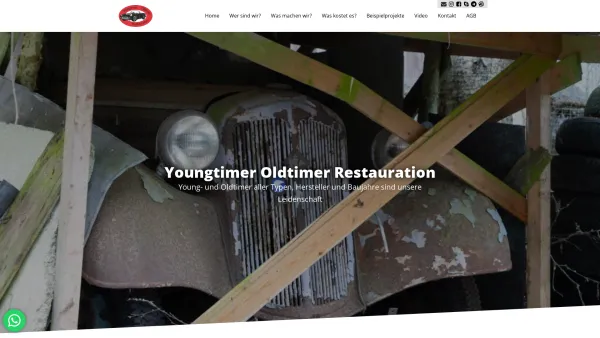 Website Screenshot: Youngtimer Oldtimer Restauration GmbH - Professionale Youngtimer Oldtimer Restauration - Date: 2023-06-26 10:26:52