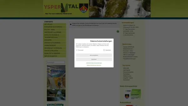 Website Screenshot: Katholisches Neue Seite 1 - Yspertal - Bürgerservice mit Zukunft - Startseite - Date: 2023-06-15 16:02:34