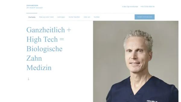 Website Screenshot: Dr. Robert Bauder  - Zahnarzt Kitzbühel - Dr. Robert Bauder - Date: 2023-06-26 10:26:52