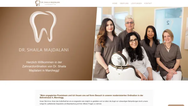 Website Screenshot: Dr. Shaila Majdalani - Zahnarzt Gänserndorf - Marchegg | Dr. Shaila Majdalani - Date: 2023-06-26 10:26:52