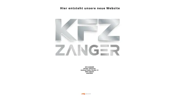 Website Screenshot: Ing. Klaus Zanger Gas-Wasser-Heizung-Solar Neue Seite 1 - Home - Date: 2023-06-26 10:25:30
