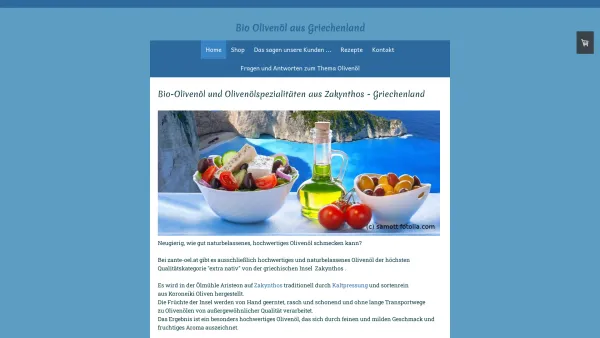 Website Screenshot: zante-oel.at - Premium Olivenöl kaufen - Olivenöl aus Zakynthos - Date: 2023-06-15 16:02:34
