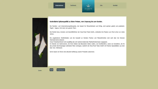 Website Screenshot: Zaren-Quality - Unternehmen - Zaren-Quality - Date: 2023-06-26 10:25:33
