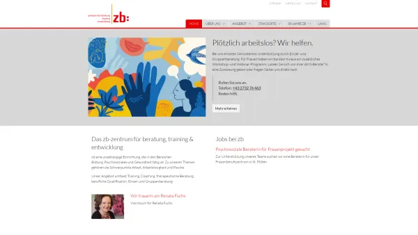 Website Screenshot: Verein Zentrum für Beratung und zb zentrum für beratung training entwicklung - zb - zb-zentrum für beratung, training & entwicklung - Date: 2023-06-26 10:25:33
