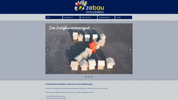 Website Screenshot: Zeppetzauer Josef, Vermietung und Verpachtung - Immobilien ZEBAU Bad Ischl | provisionsfreie Immobilien direkt vom Bauträger - Date: 2023-06-26 10:25:31
