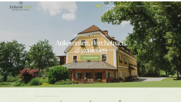 Website Screenshot: Zehenthof - Zehenthof | Urlaub im Ferienhaus in Graz Umgebung - Date: 2023-06-26 10:25:33