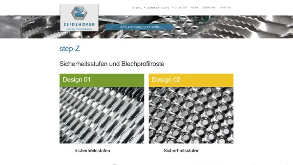 Website Screenshot: Stahlbau Zeidlhofer Zeidlhofer Start - Stahlbau Zeidlhofer GmbH - Date: 2023-06-14 10:46:27