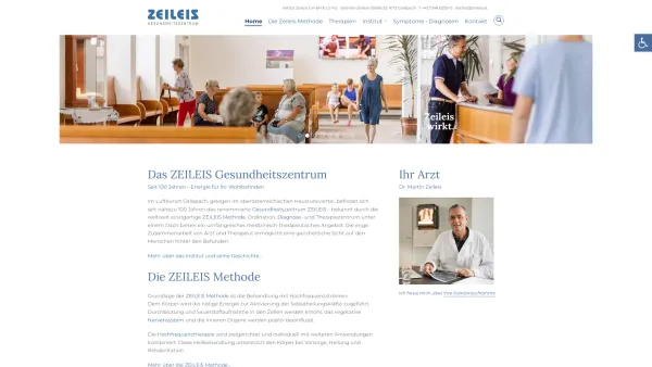 Website Screenshot: Institut Zeileis - Das ZEILEIS Gesundheitszentrum - Diagnose- & Therapieinstitut - Date: 2023-06-26 10:25:33