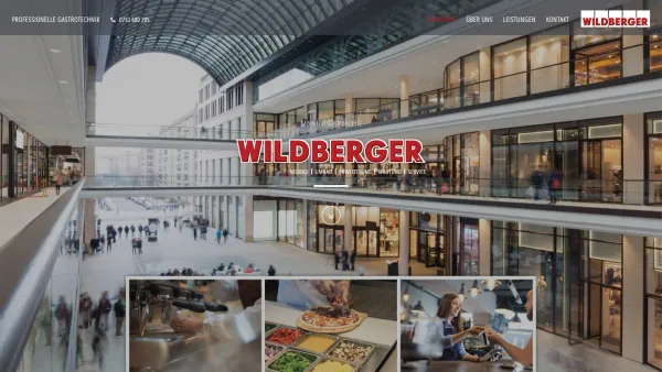 Website Screenshot: Jürgen Zeirzer - Professionelle Gastrotechnik Wildberger » Gastrozentrum Wildberger Gastrotechnik & Service - Date: 2023-06-26 10:25:33