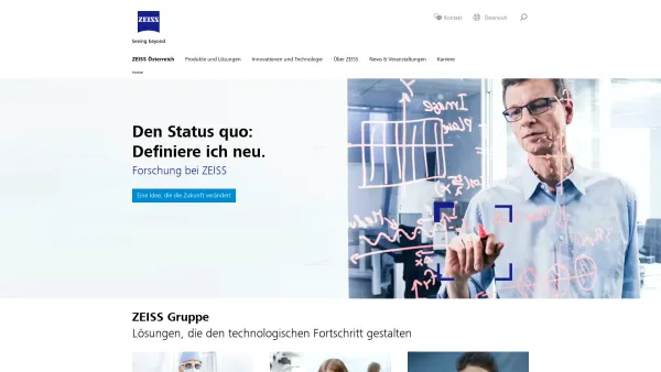 Website Screenshot: bei Carl Zeiss Österreich - ZEISS Gruppe - Date: 2023-06-26 10:25:33
