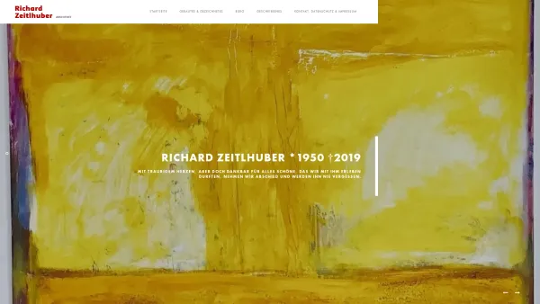 Website Screenshot: Dipl. Ing. Richard DI Architekt Zeitlhuber - Architekt Richard Zeitlhuber - Date: 2023-06-26 10:25:33