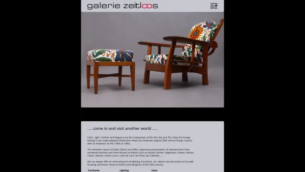 Website Screenshot: Galerie Zeitloos - .... come in and visit another world ..... | Galerie Zeitloos - Date: 2023-06-14 10:46:27