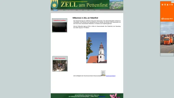 Website Screenshot: Gemeindeamt Zell am Zell am Pettenfirst - Zell am Pettenfirst - Date: 2023-06-26 10:25:36