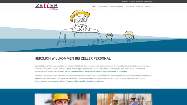 Website Screenshot: Zeller Personal - Start - Zeller Personal - Date: 2023-07-04 11:49:08