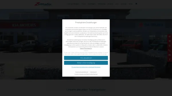 Website Screenshot: Martin Zellhofer - Neuwagen Suzuki und Kia in Amstetten - Autohaus Zellhofer - Date: 2023-06-26 10:25:36