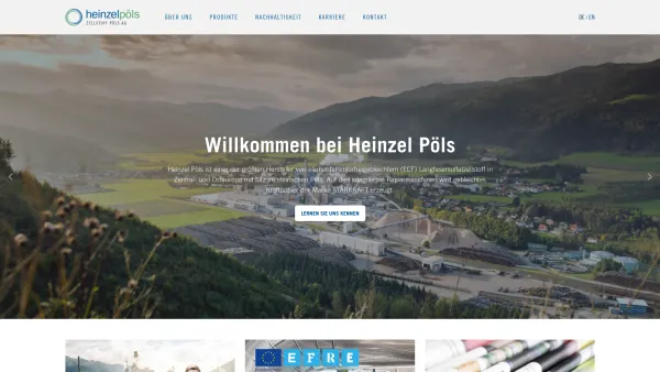 Website Screenshot: Zellstoff Pöls AG - Startseite - ORION Zellstoff und STARKRAFT Papier | Zellstoff Pöls AG | Ein Mitglied der Heinzel Group - Date: 2023-06-15 16:02:34