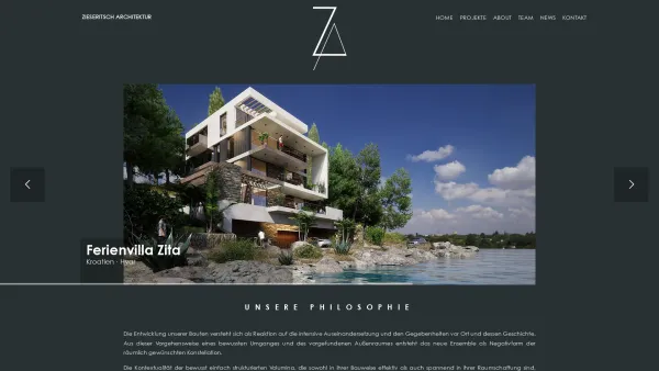 Website Screenshot: Arch. DI Helmut www.zieseritsch.at - Helmut Zieseritsch Architektur - Architekturbüro Graz - Date: 2023-06-26 10:25:39
