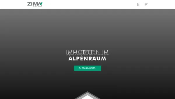Website Screenshot: ZIMA Holding AG - Wohnimmobilien im Alpenraum | ZIMA Unternehmensgruppe - Date: 2023-06-26 10:25:39