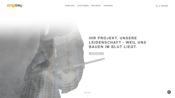 Website Screenshot: Zingl Bau - Zinglbau - Date: 2023-06-26 10:25:39