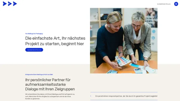 Website Screenshot: ZMG Direktwerbung Die Online-Quelle für Direktmarketing - Direct Mailings & Marketing Fulfillment, Wien | ZMG - Date: 2023-06-26 10:25:42