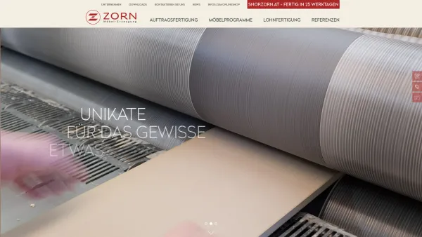 Website Screenshot: ZORN Manfred GmbH - Home | zorn.at - Date: 2023-06-14 10:46:30