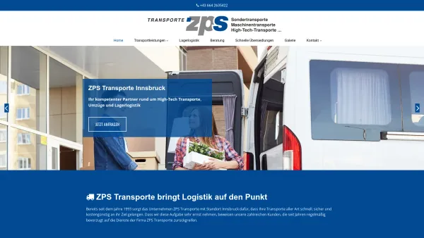 Website Screenshot: ZPS Waritsch Marcus - Home - ZPS Transporte - Date: 2023-06-26 10:26:52