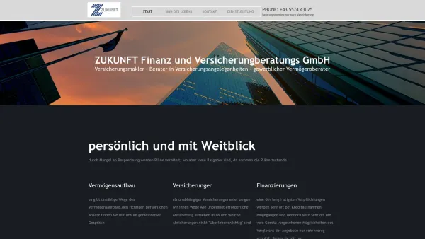 Website Screenshot: Zukunft GesmbH - HOME - ZUKUNFT GmbH ab 2020 - Date: 2023-06-26 10:25:44