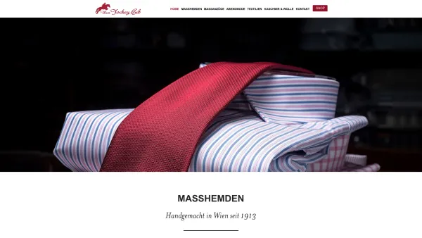 Website Screenshot: Zum JockeyClub Hemdenmacher & Schneider G. & R. Ruzicka - Zum Jockey Club - Maßhemden - Date: 2023-06-15 16:02:34